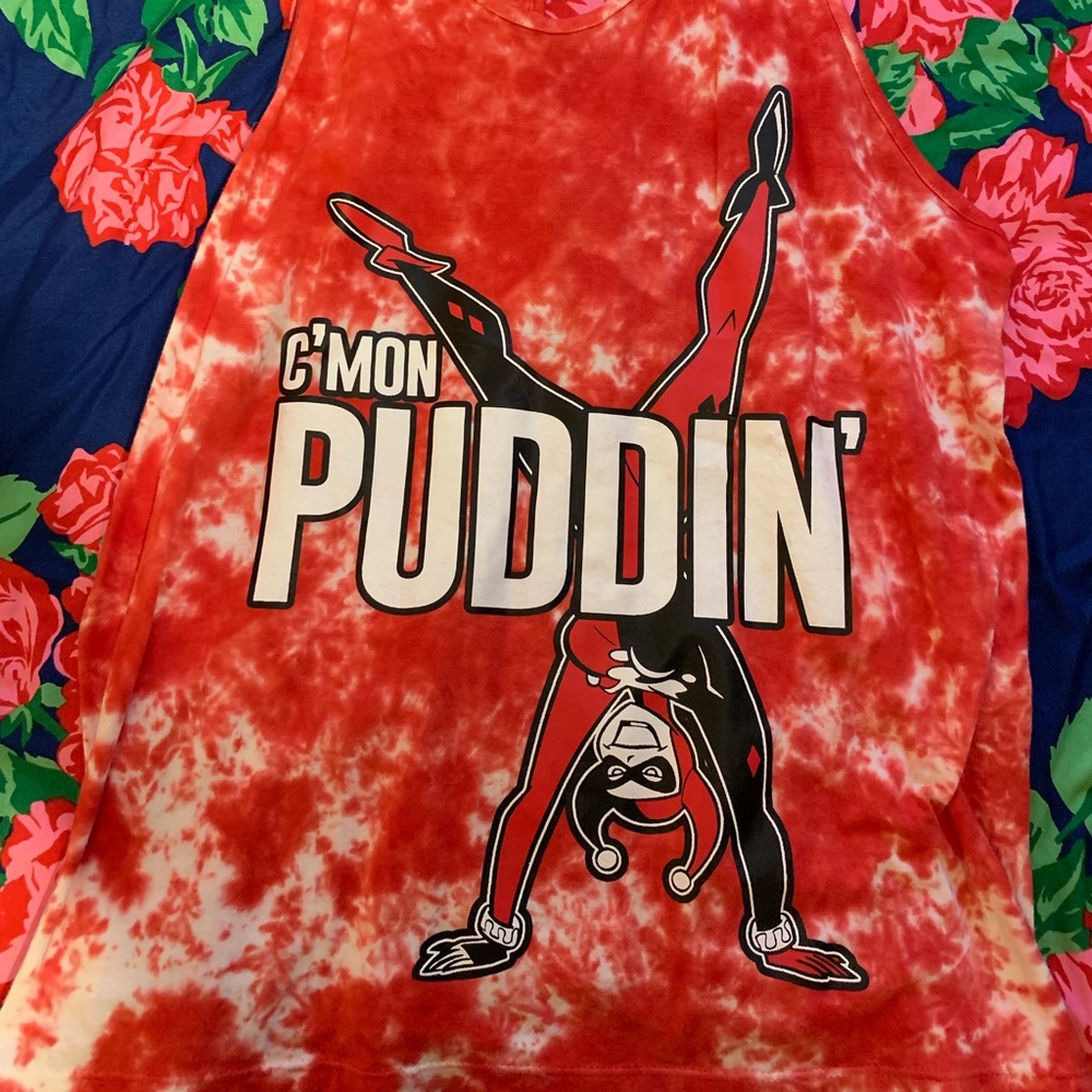 Harley Quinn DC Comics Tie Dye Puddin Tank